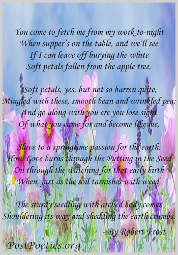 a poem of flower tree