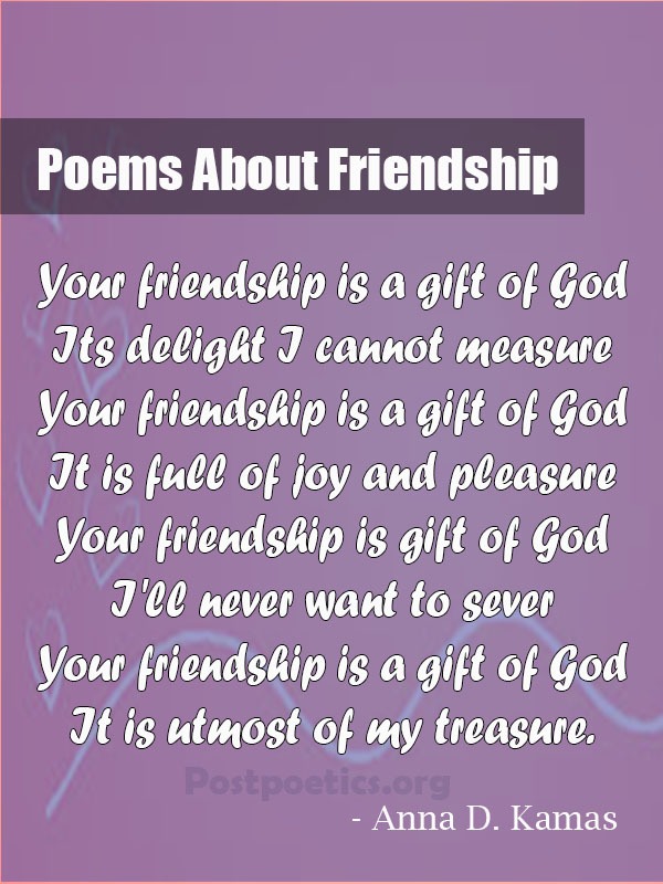 famous poems about friendship