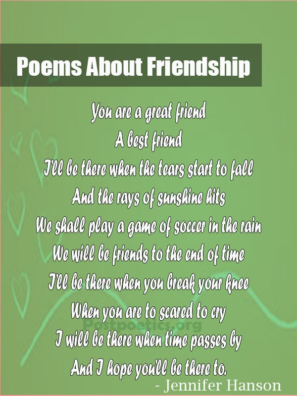 lovely friedship poetry