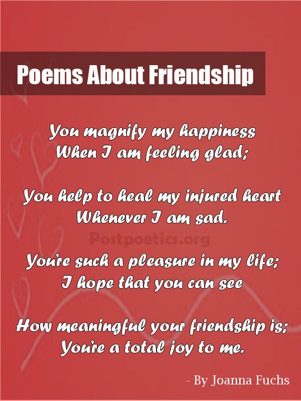 Best Friendship Poems 