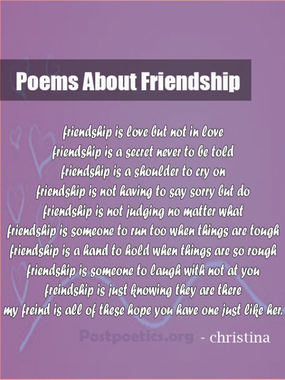 Short Friendship Poems | Best Forever Friendship Poetry