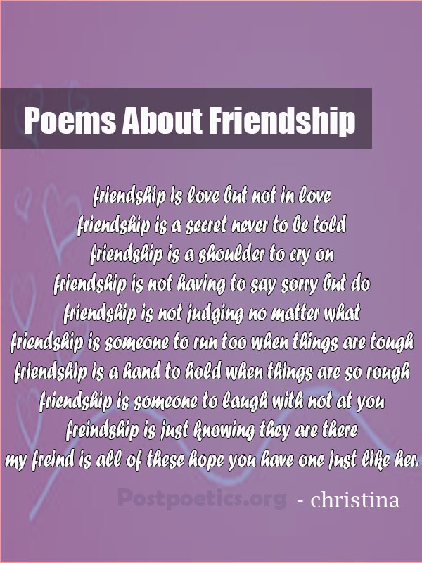 17 Short Friendship Poems - Best Short Poems For Friends