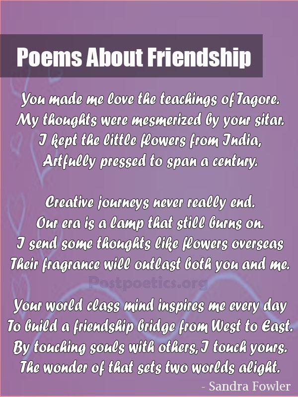 true friendship poems