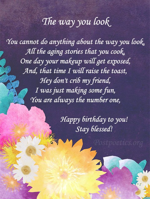 birthday funny poems for her