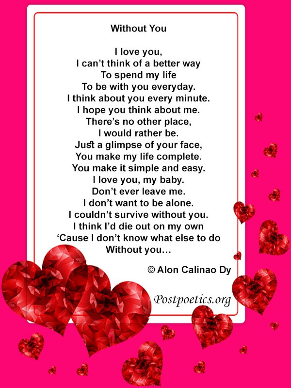 Love Poems For Wife From Husband I Love My Wife Poems 