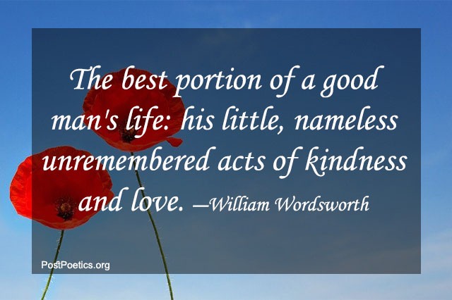 william wordsworth quotes on love