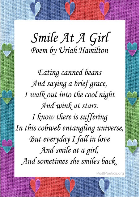 beautiful smile poems