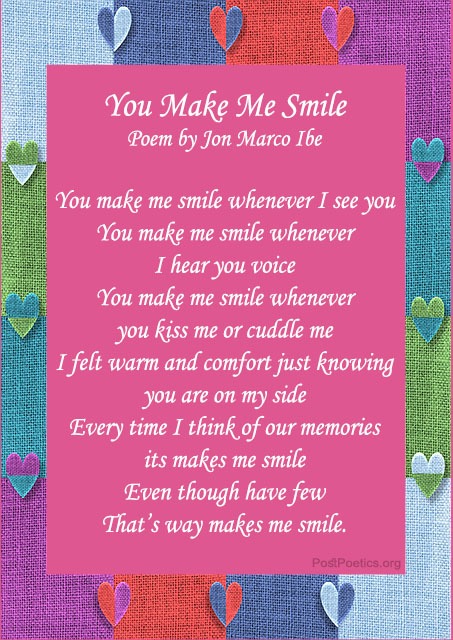 beautiful smile poetry