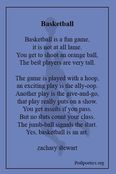 Free Verse Poems About Basketball