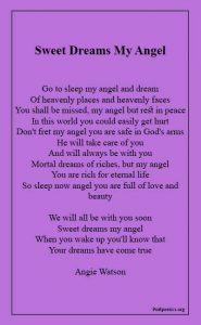 Top 10 Angel Poems | Sweet Dreams My Angel Poem