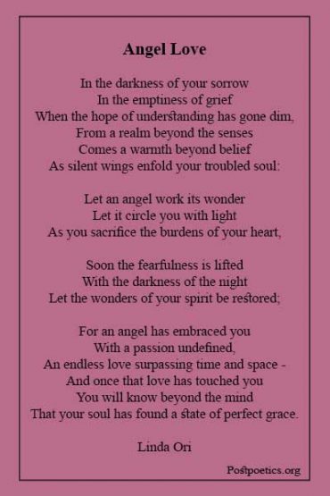 Top 10 Angel Poems | Sweet Dreams My Angel Poem