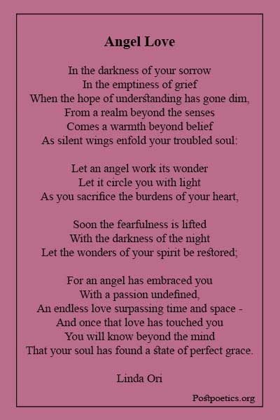 Angel poems death