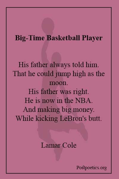 Sonnet Poems About Basketball