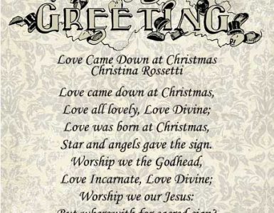 Inspirational Christmas Poems