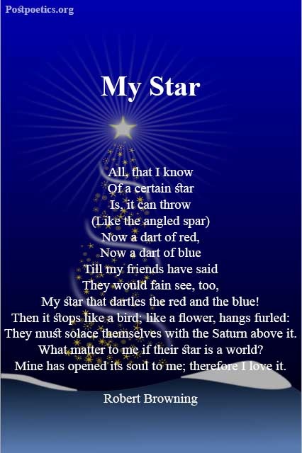 Poem about stars in the sky