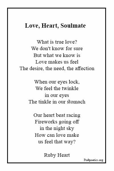 true love poems for him