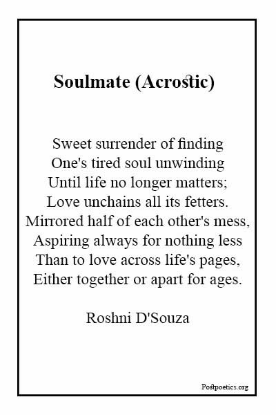 Soulmate love poemsSoulmate love poems