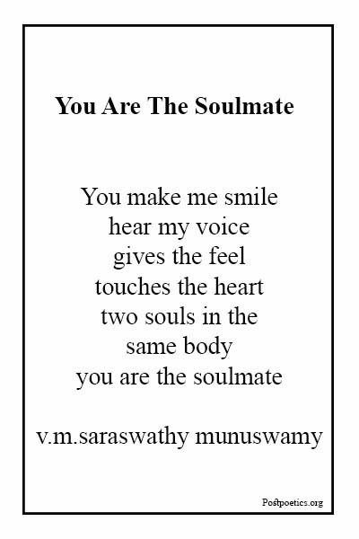 Soulmate poems for husband