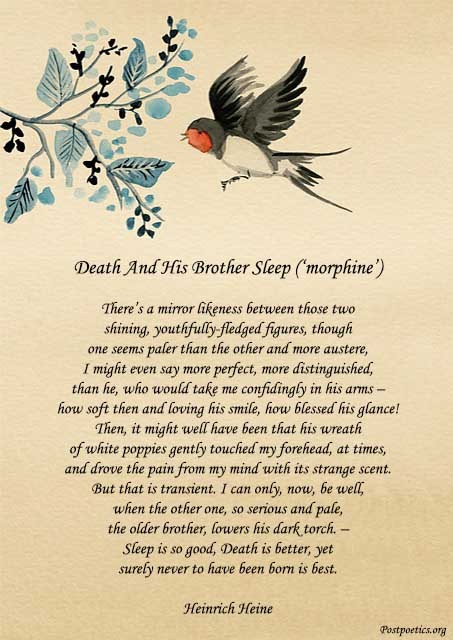 poems about brothers death