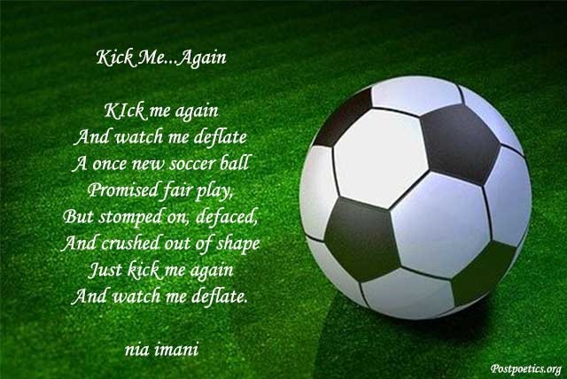 free verse poems about soccer