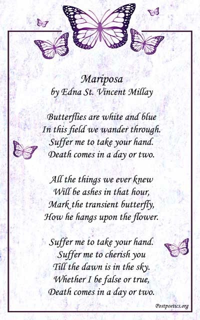 15 Famous Poems About Butterflies Love Death Friendship