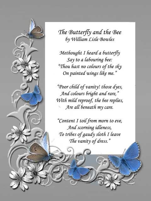 poems about butterflies and friendship