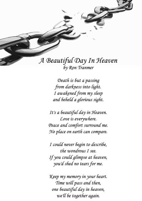 A beautiful day in heaven