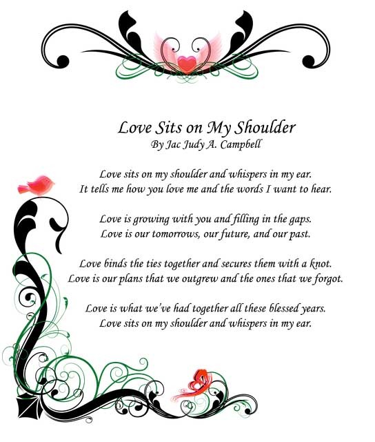 romantic poems for him from the heart