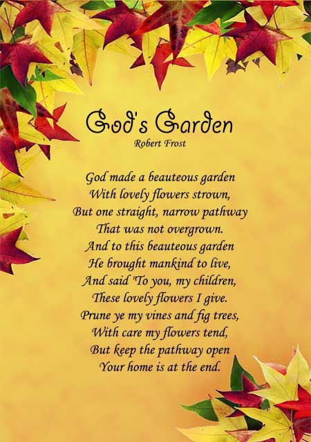 Gods garden poems