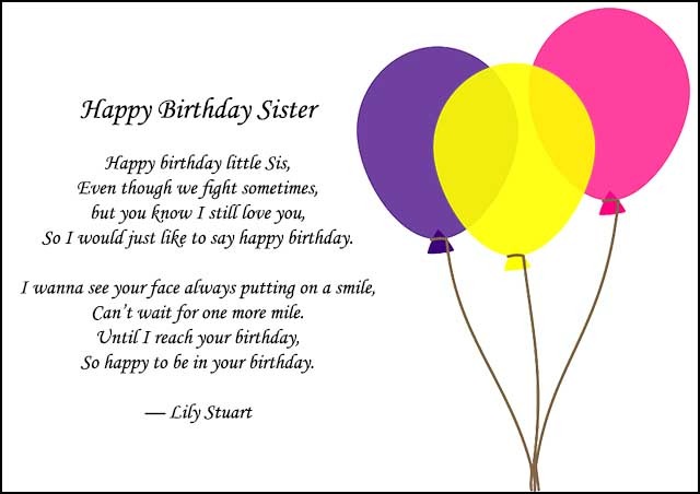 happy birthday brother poem from sister