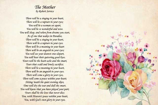 Mom in heaven poem