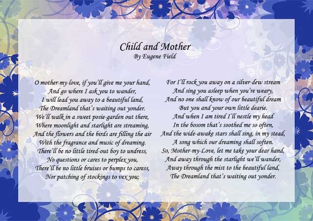 Mother funeral poems