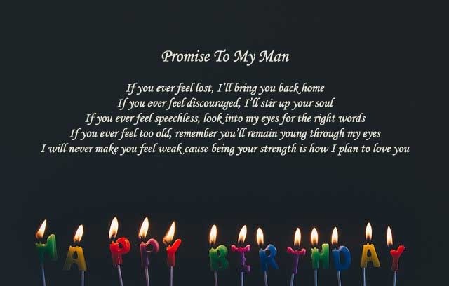 Promise to my man