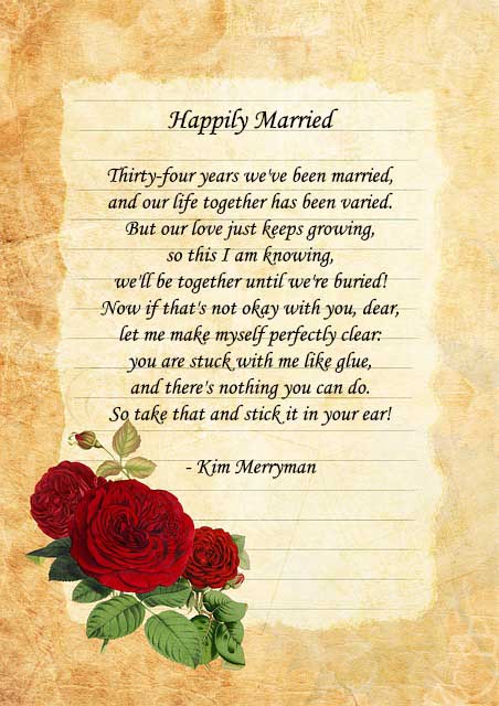 anniversary poem for couple
