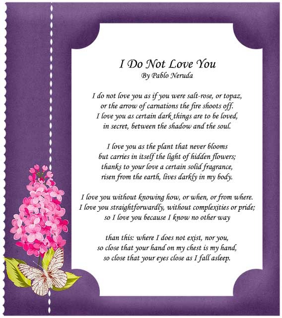 best pablo neruda love poems