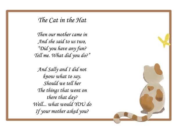dr seuss poems cat in the hat