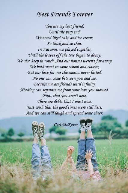 funny friendship poems for teenagers