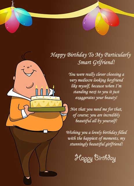 funny birthday poems for girlfriend