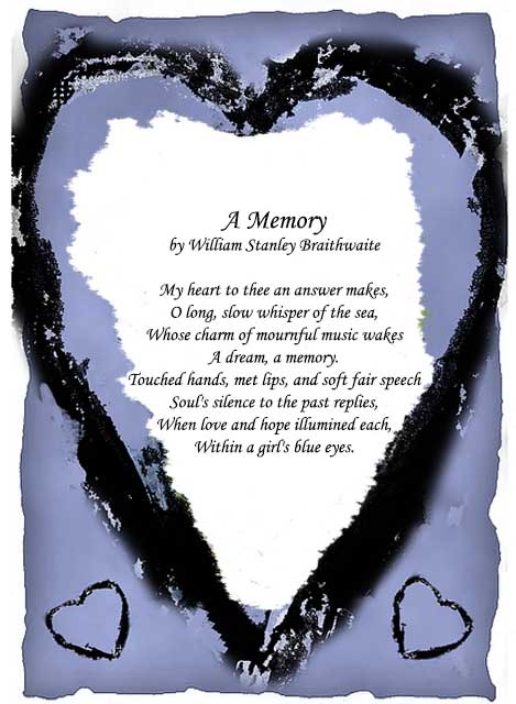 poems about memories