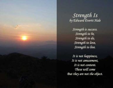 poems about strength and courage