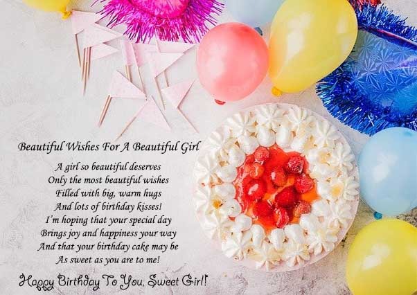 short birthday poems for girlfriend