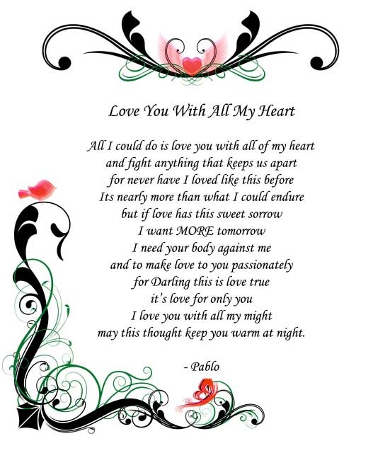 Short Love Poems To Make Her Heart Melt