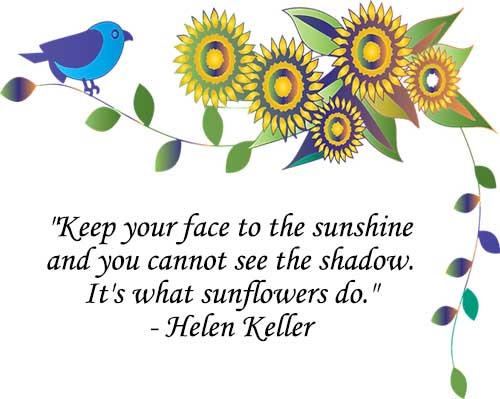 sunflower inspirational quotes love