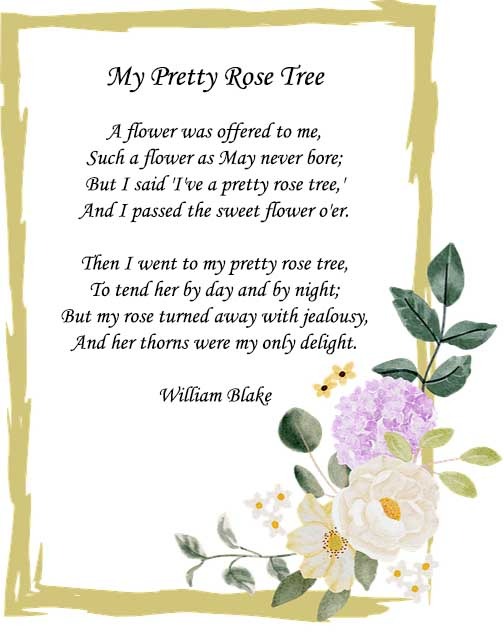 Poem On Flowers With Rhyming Words at Cameron Mark blog