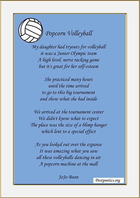 a speech about volleyball