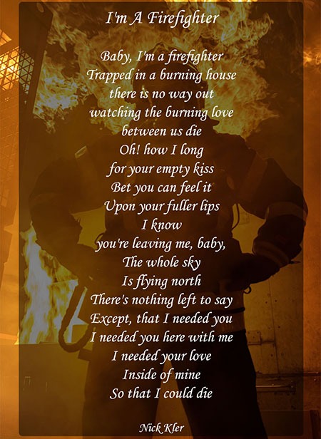 firefighter love poems