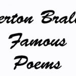 Berton Braley Famous Poems