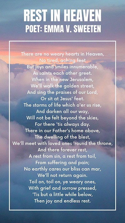 Christian Poems about heaven