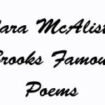 Clara McAlister Brooks Famous Poems