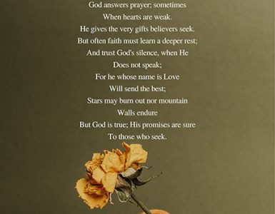 Faith in God Poems